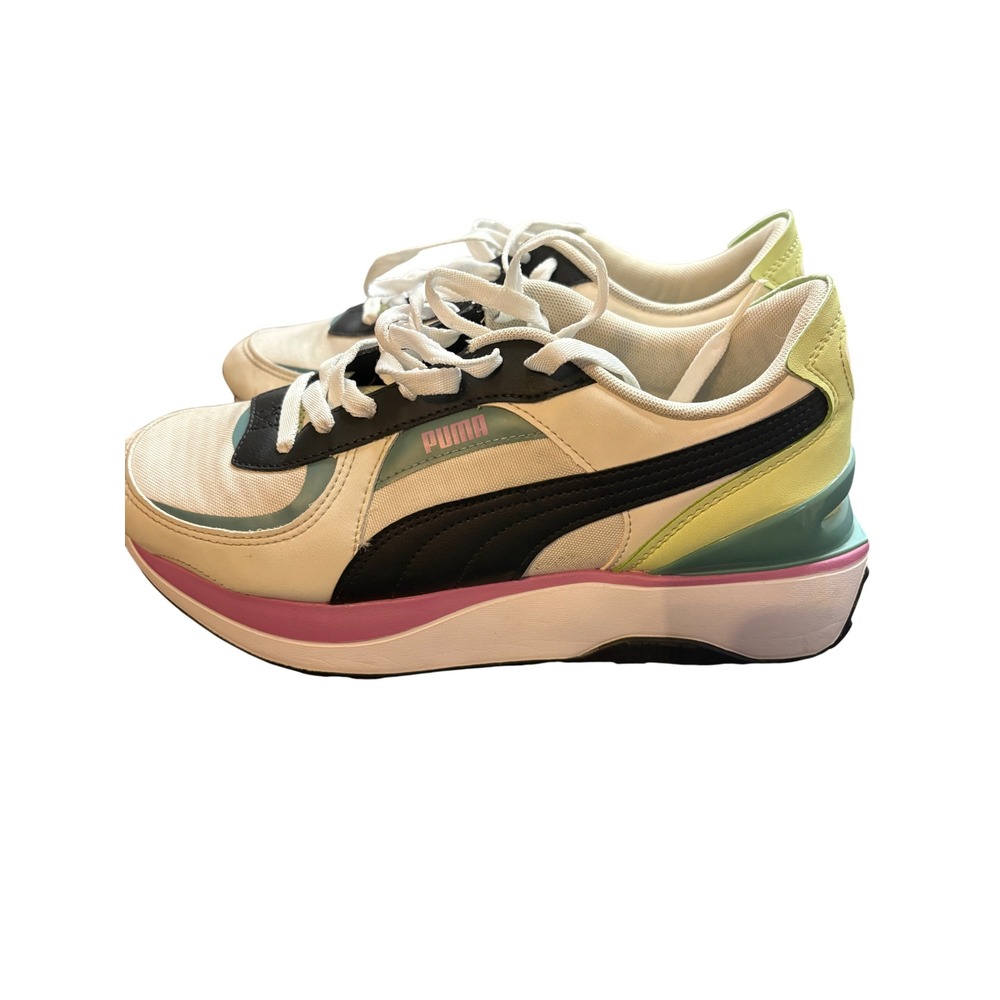 Puma Cruise Rider Silk Road Womens Sneakers Marshmallow Black Orchid 10